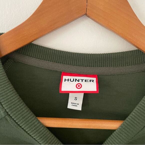 Hunter for Target Green Pullover Sweatshirt, Size Small - Picture 9 of 11
